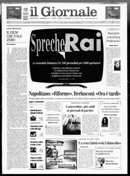 Il giornale : quotidiano del mattino